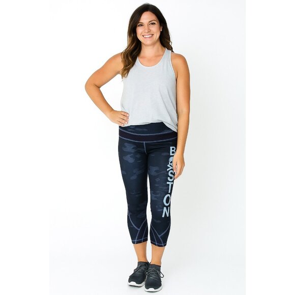 Women's - Lululemon Boston Soulcycle Cropped Leggings, Size 4 - Picture 1 of 9